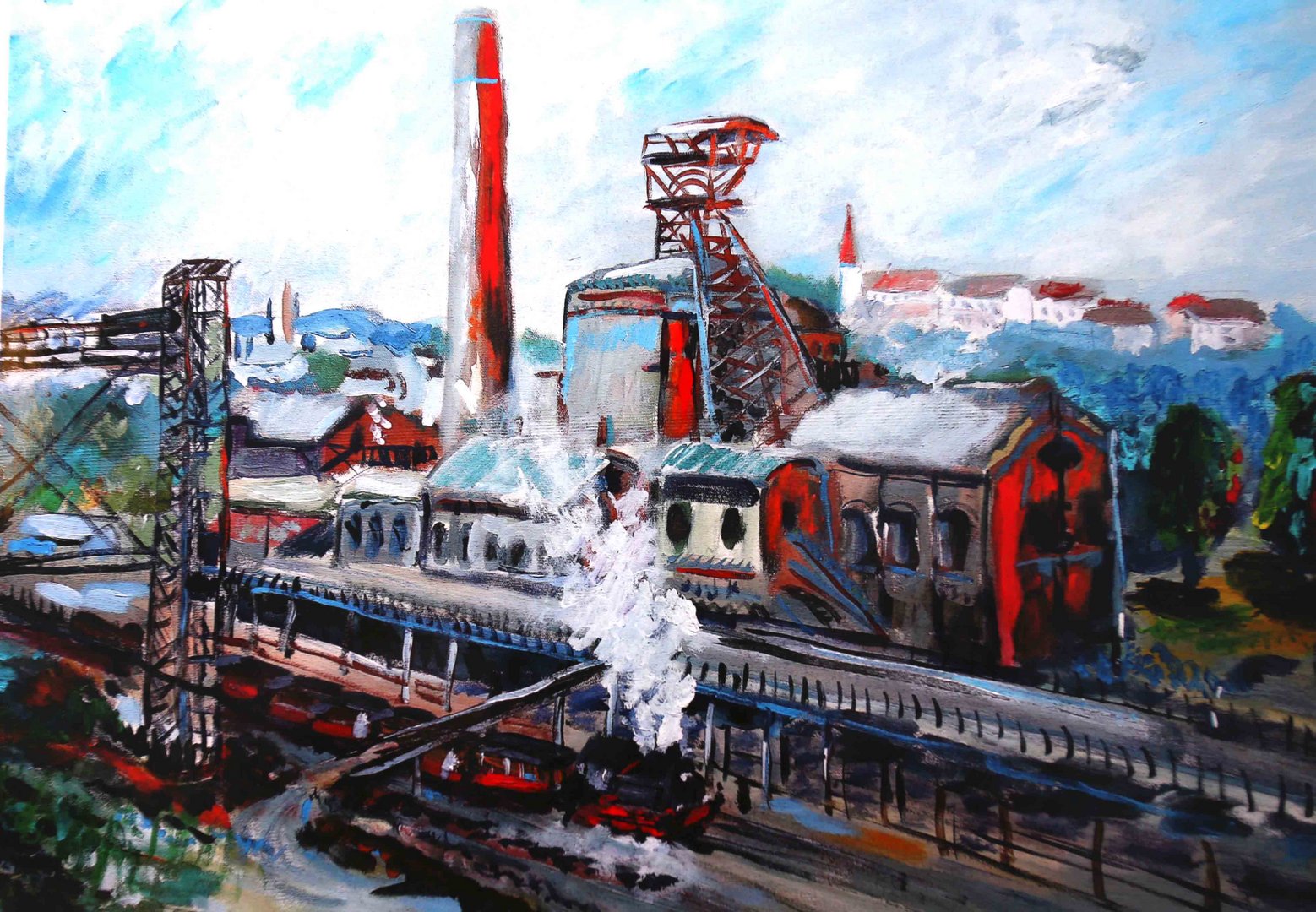 Bilder von Zeche Bochum: Zeichnen lernen mit Kohle und Stahl