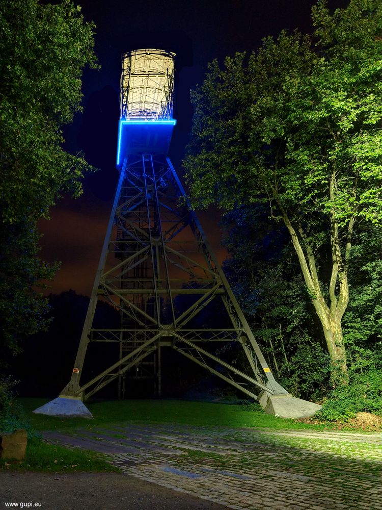 Zeche Teutoburgia Schacht I - Die Zeche im Wald