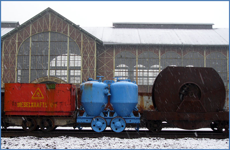 Zeche Zollern im Schnee