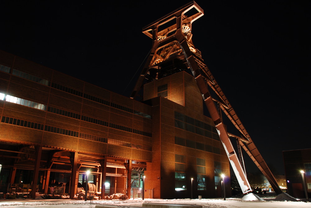 Zeche Zollverein bei Nacht die II