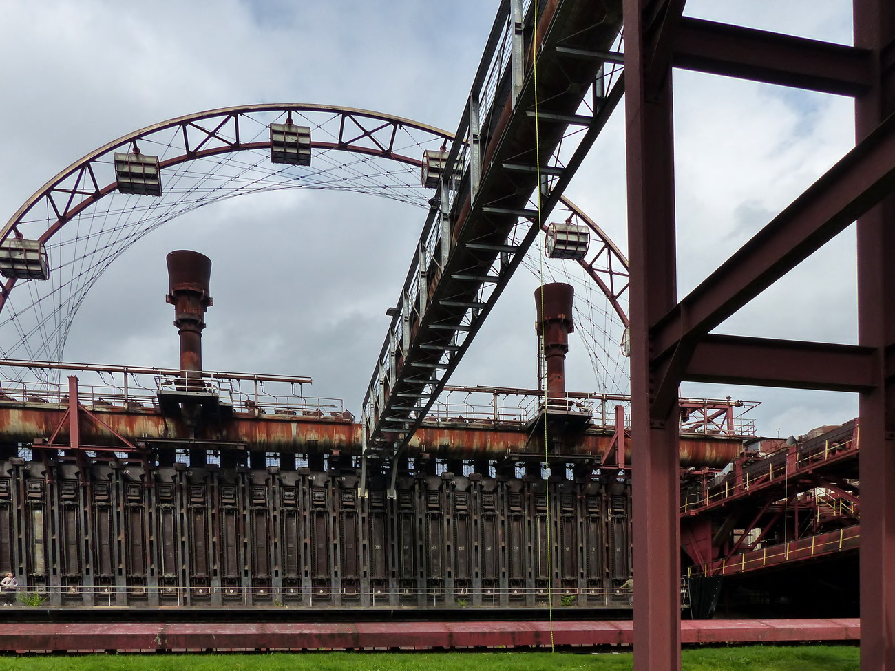 Zeche Zollverein - Detail Hochöfen