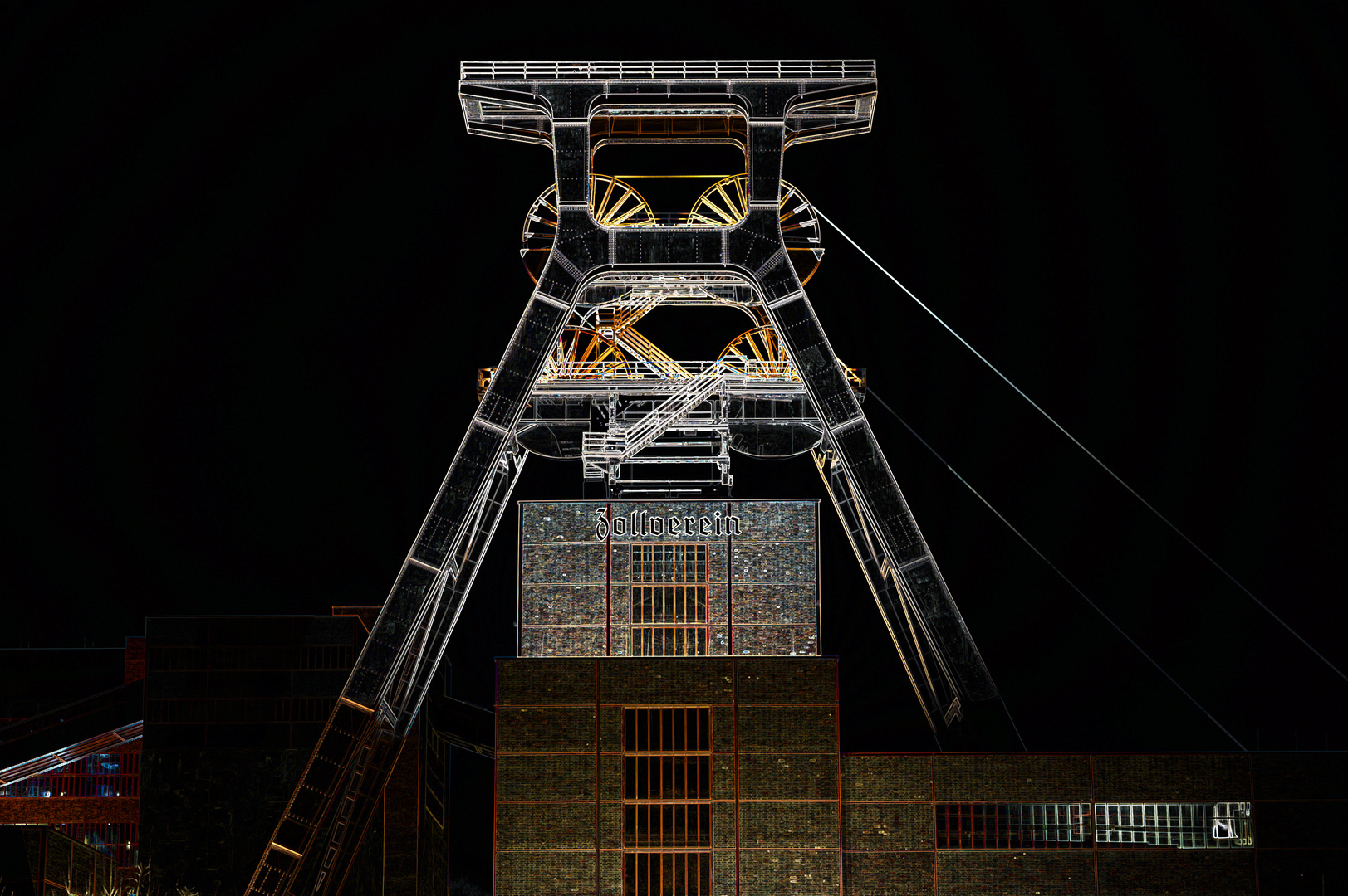 Zeche Zollverein etwas anders dargestellt