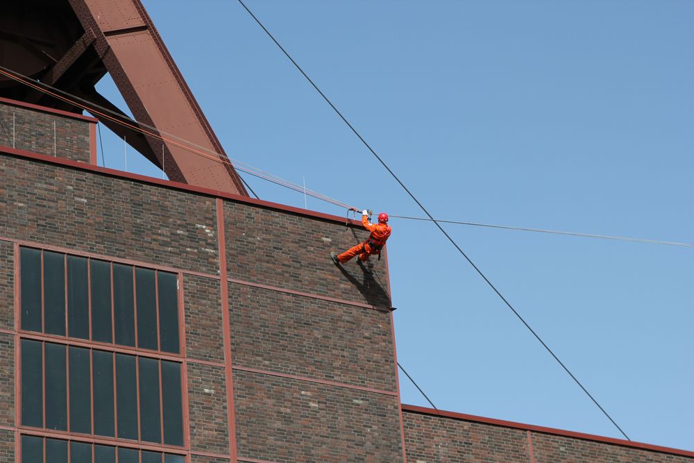 Zeche Zollverein - Feuerwehrübung