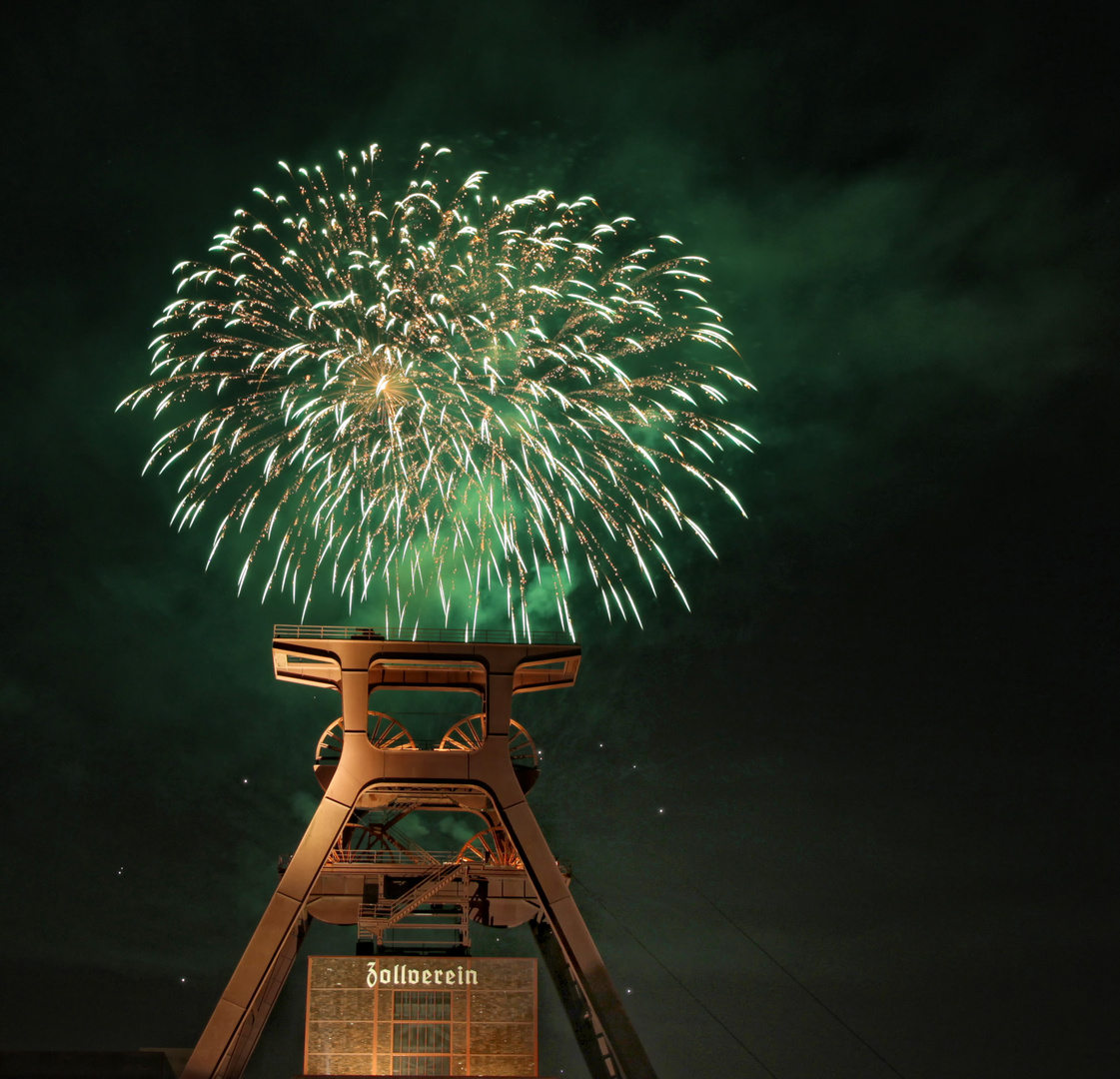 Zeche Zollverein, Feuerwerk