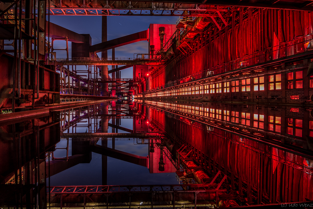 Zeche Zollverein I Foto & Bild | nacht, kokerei, langzeitbelichtung ...