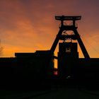 Zeche Zollverein in der Abenddämmerung