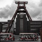 Zeche Zollverein in Rot