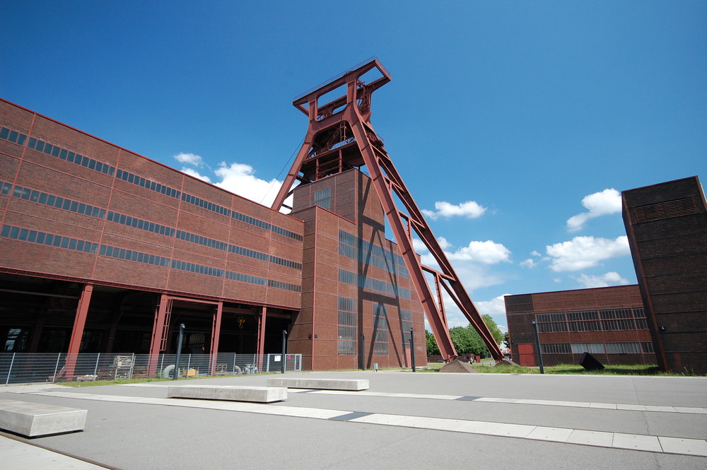 Zeche Zollverein mal von hinten...