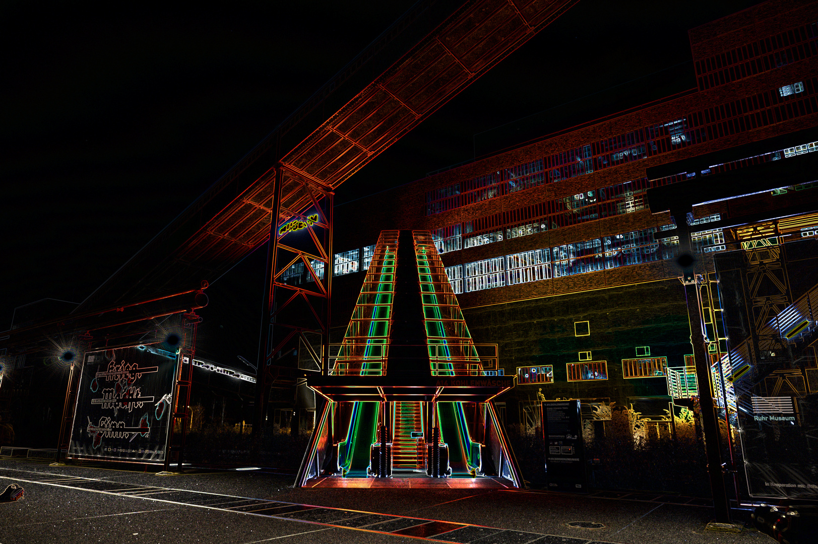 Zeche Zollverein Rolltreppe