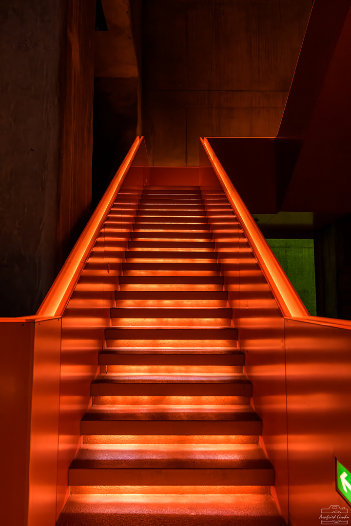 Zeche Zollverein - Ruhr Museum Treppenhaus