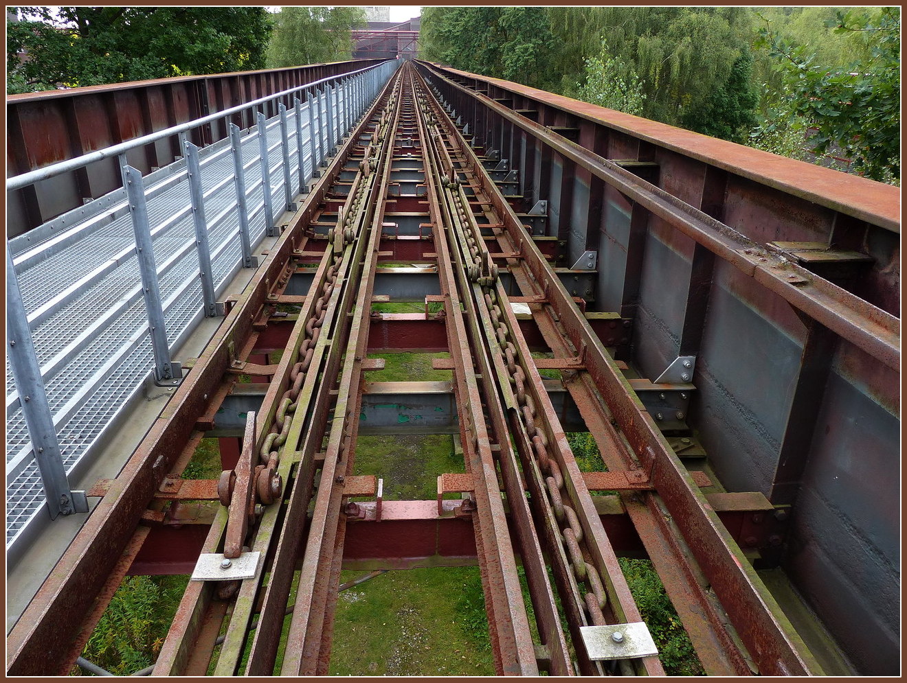 Zeche Zollverein - Transportwege für die Eisenverhüttung