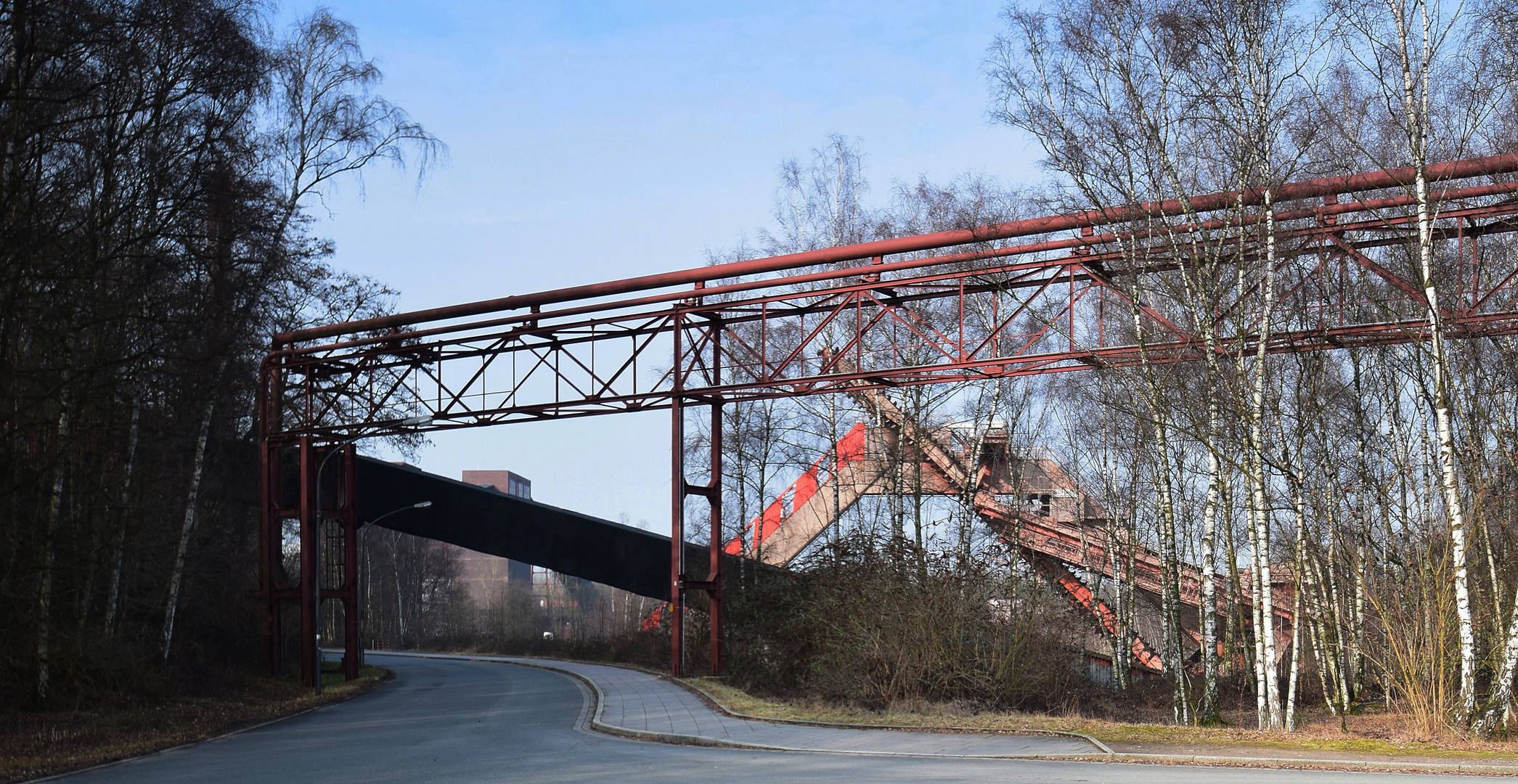 Zeche Zollverein (XXXI) Blick zur Kokerei