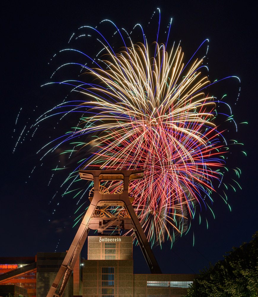 Zechen- Feuerwerk