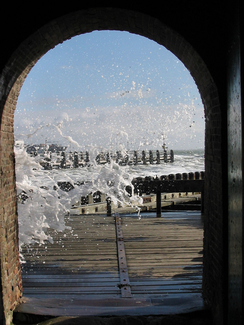 Zeeland Spritzwasser Nordsee Wind Hafen