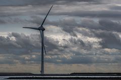 Zeeland von Deltawerken mit Blick nach Zeelandbrug