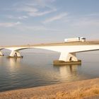 Zeelandbrug seen from banks of Noord Beveland - 03