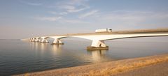 Zeelandbrug seen from banks of Noord Beveland - 03