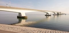 Zeelandbrug seen from banks of Schouwen Duivenland - 02