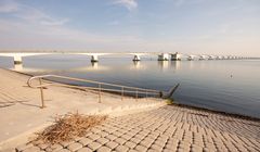 Zeelandbrug seen from banks of Schouwen Duivenland - 04