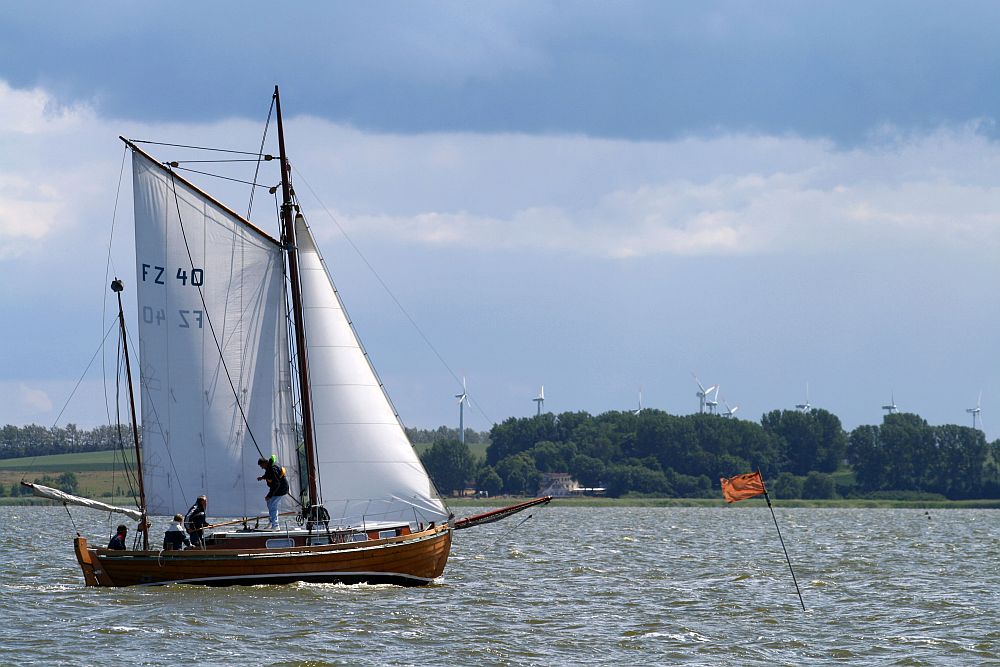 "Zeesboot auf dem Bodden"