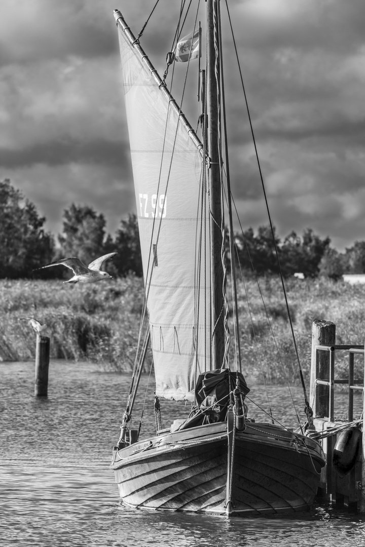 Zeesboot in Dierhagen