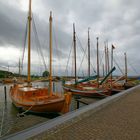 Zeesboote am Bodstedter Bodden