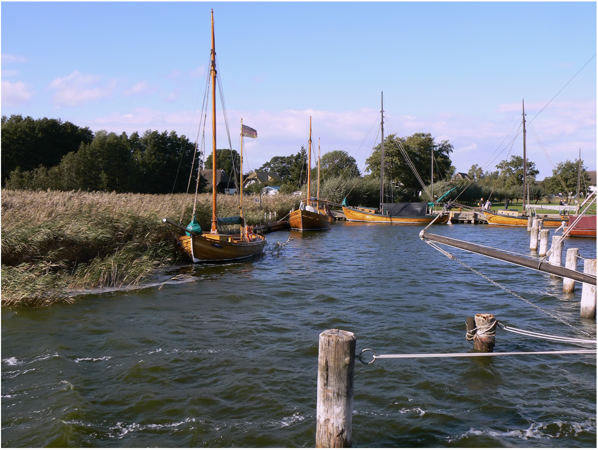 Zeesboote auf Fischland-Darß