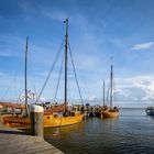 Zeesboote im Ahrenshooper Hafen