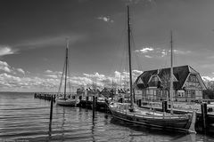 Zeesboote im Hafen von Althagen