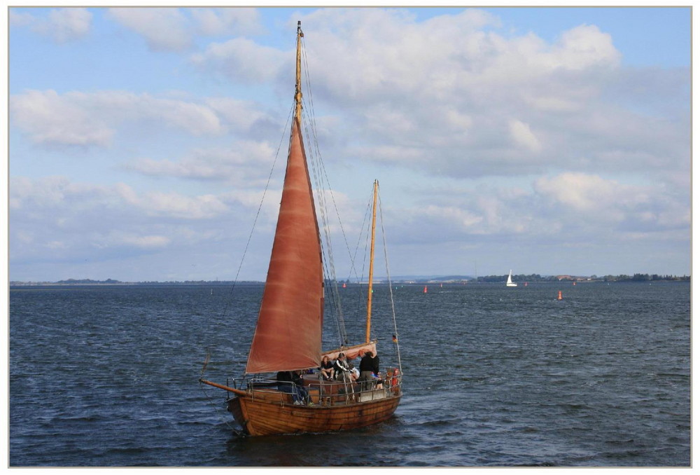 Zeesenboot auf dem Bodden