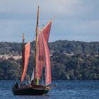 Zeesenboot auf dem Schweriner See.