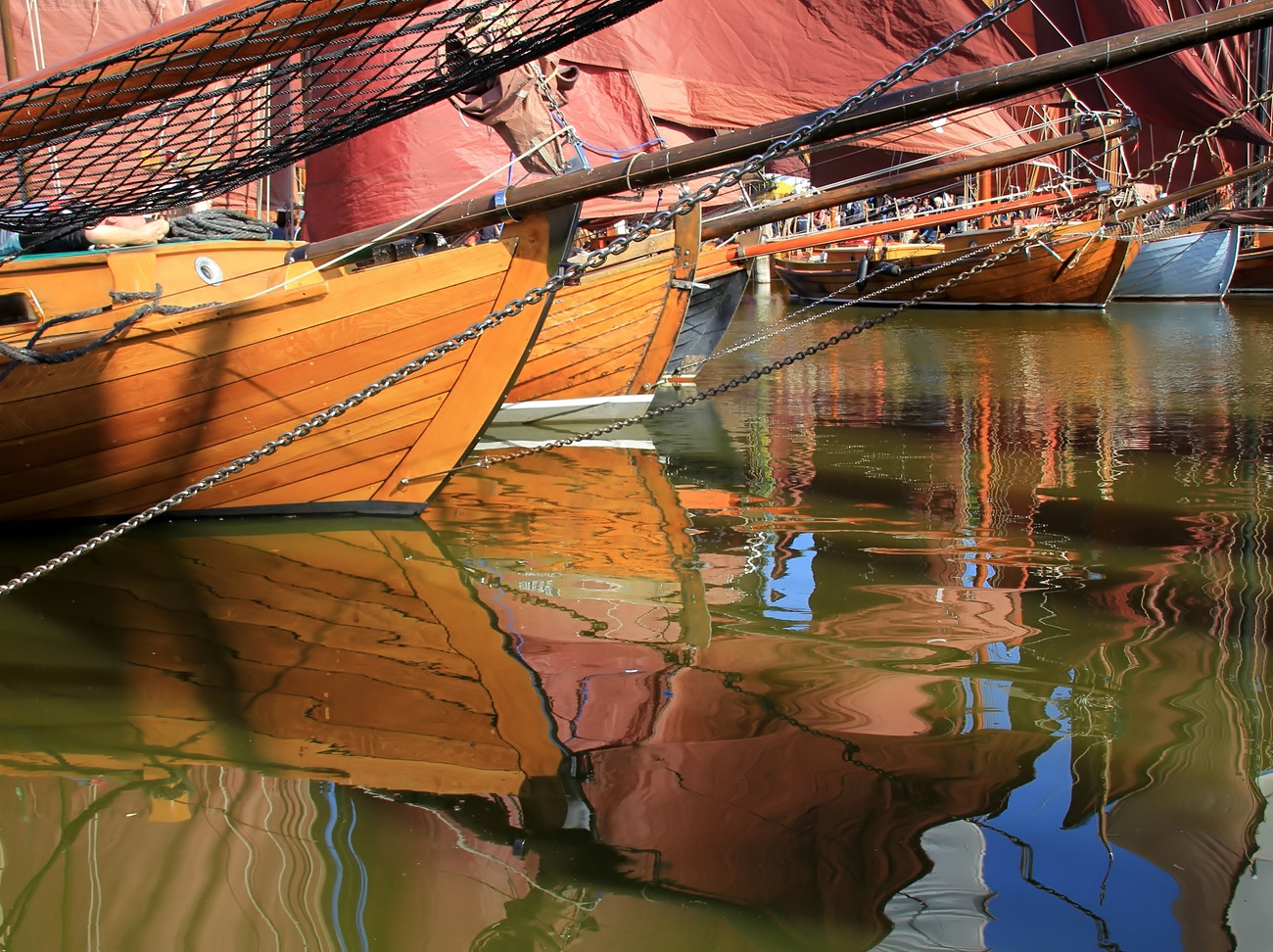 Zeesenboot-Spiegeleien! 