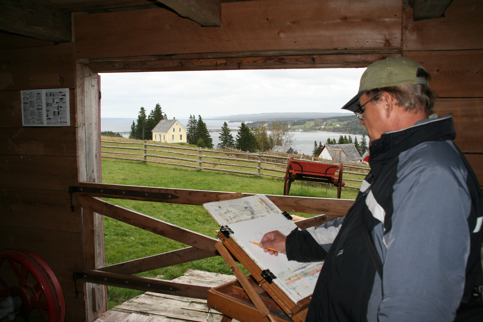 Zeichner im Highland Village