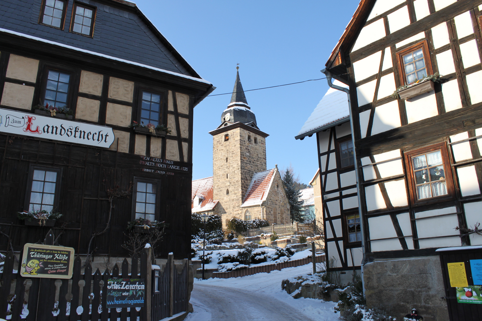 Zeigerheim im Winter