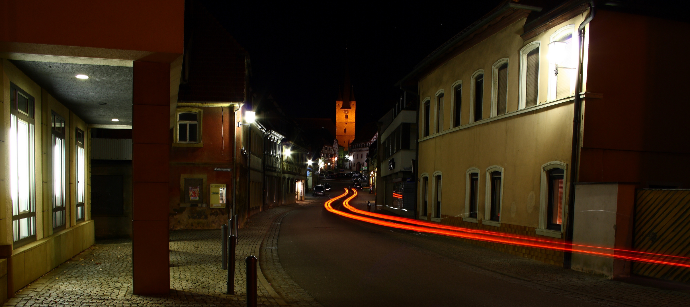 Zeil am Main bei Nacht 2