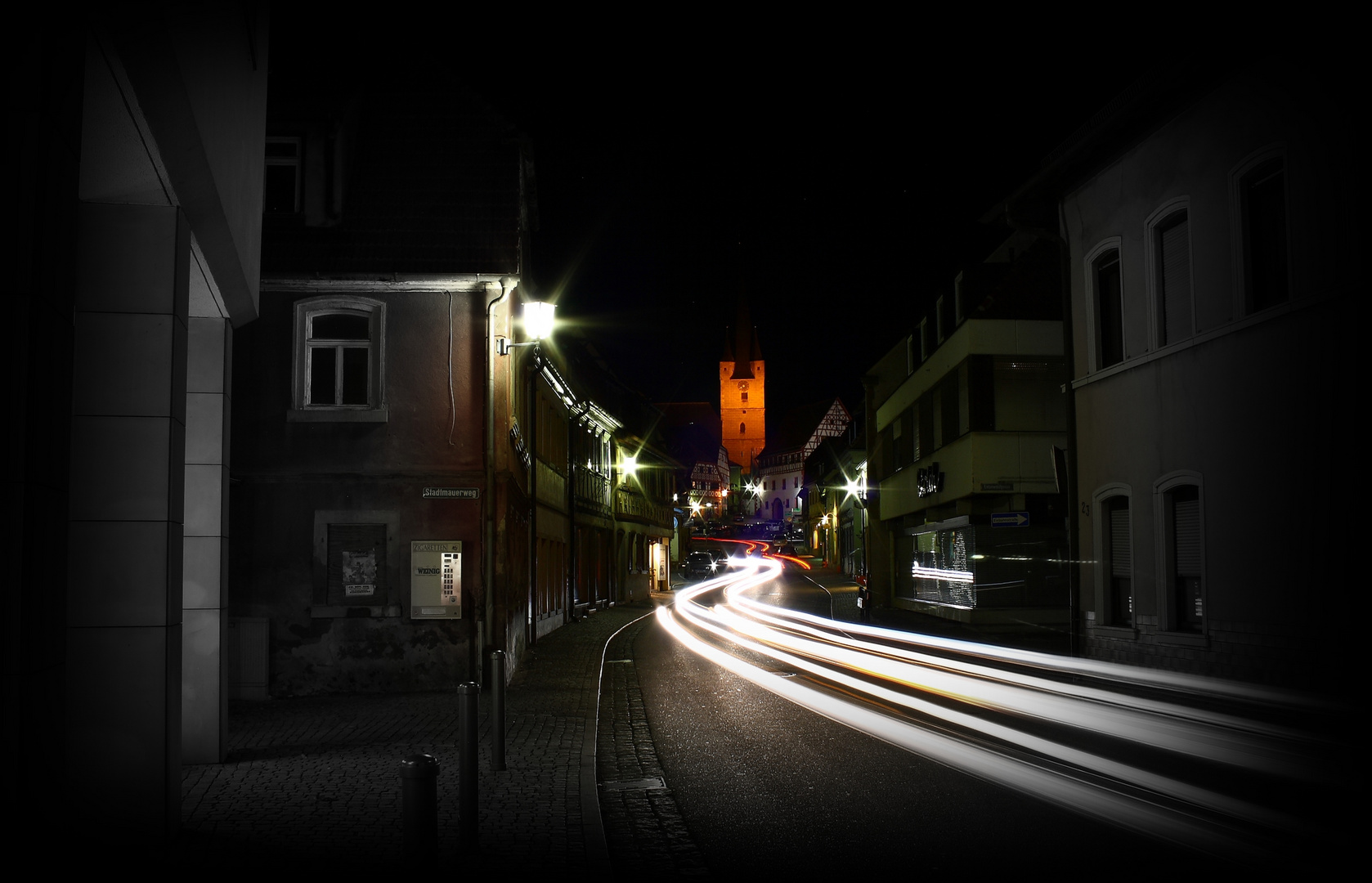 Zeil am Main bei Nacht 3