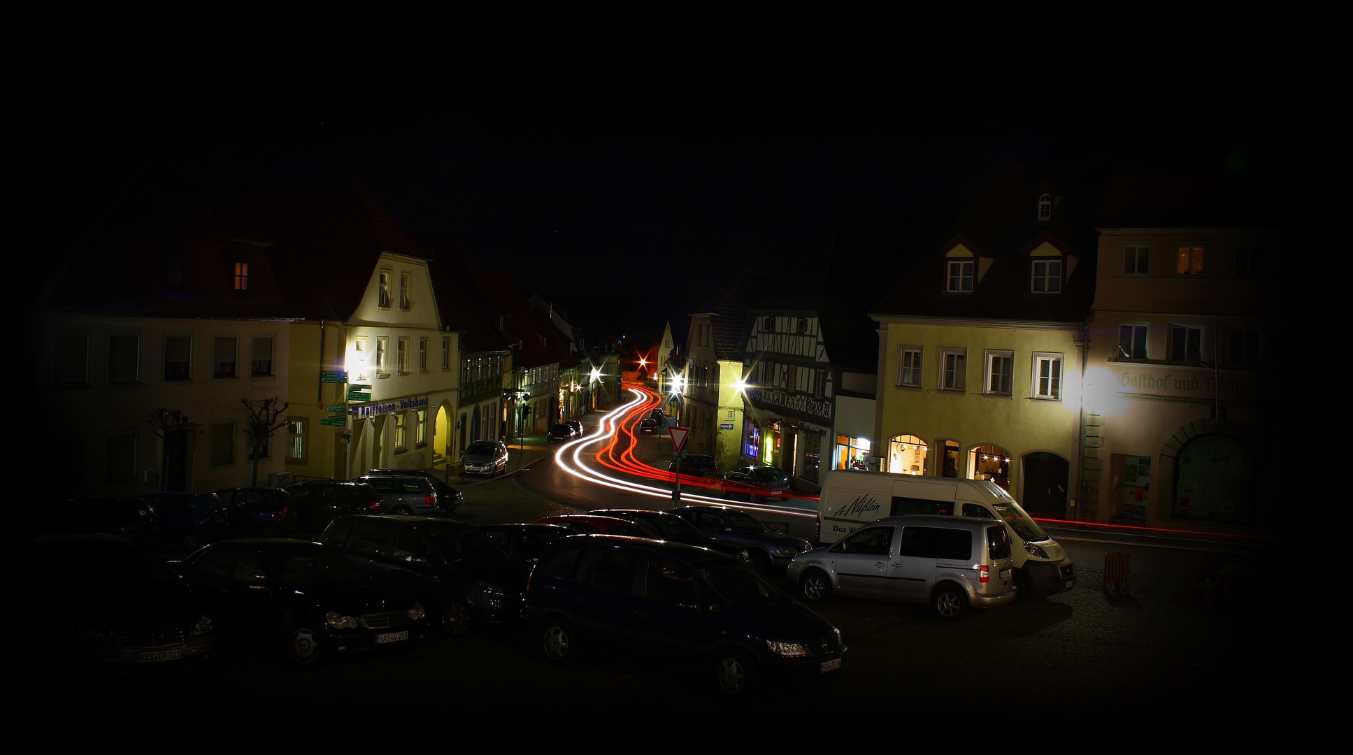 Zeil am Main bei Nacht