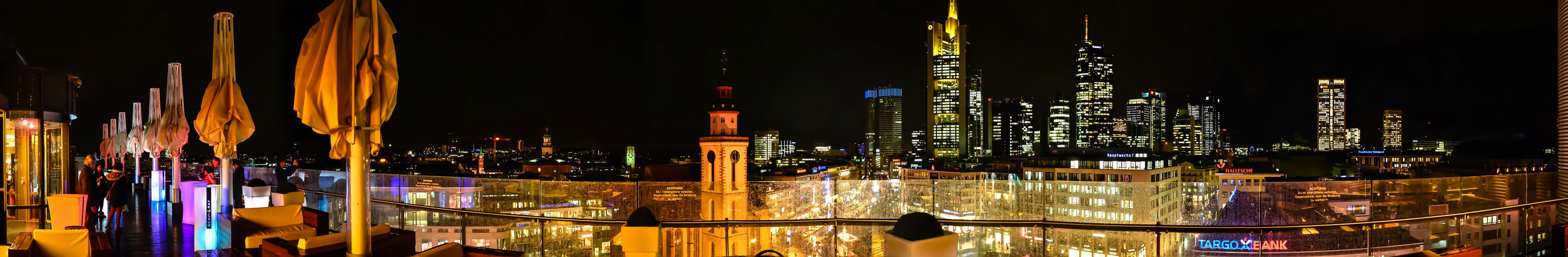 Zeilgalerie Frankfurt am Main, Blick über die Skyline