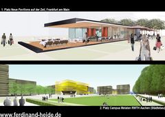 ...Zeilpavillons Frankfurt...Campus RWTH Aachen...