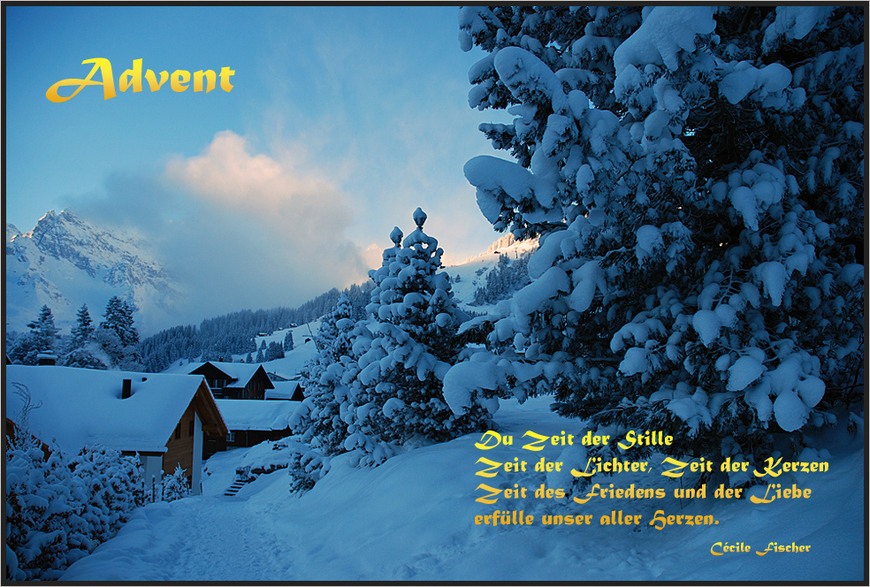 Zeit der Stille.... Foto & Bild karten und kalender, weihnachtskarten