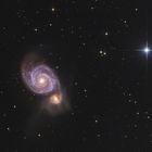 Zeit für Galaxien:M51 im Sternbild Jagdhunde