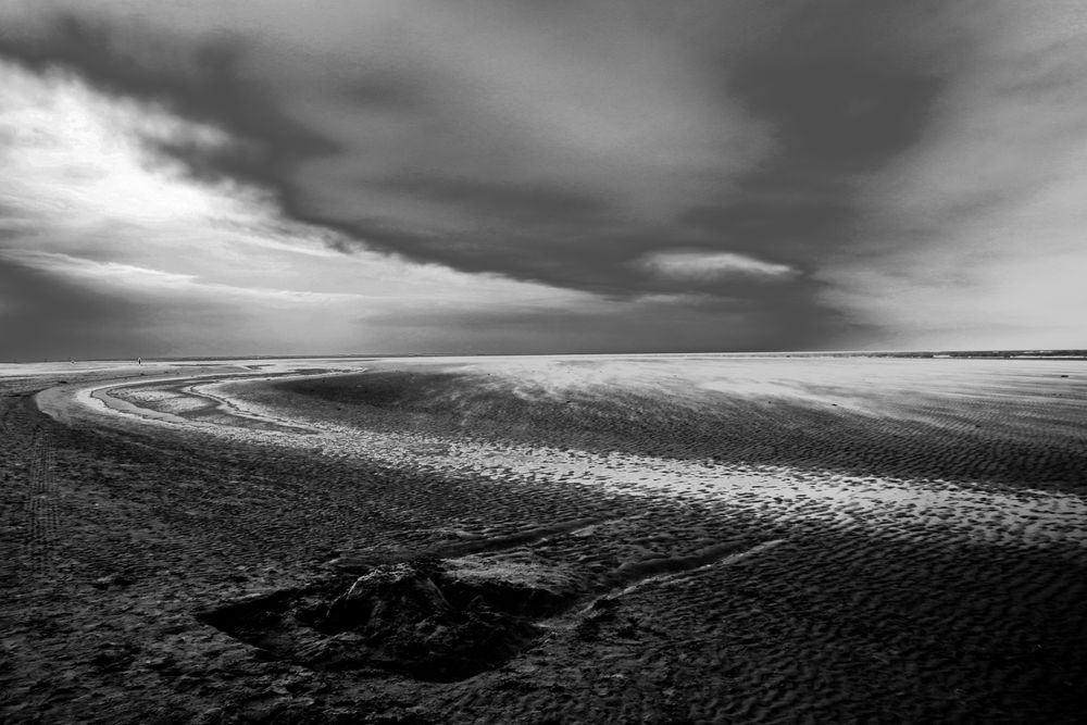 Zeit Zu Gehen Foto Bild Landschaft Meer Strand Watt