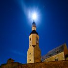 Zeithainer Kirche im Mondeslicht 