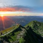 Zeitrafferkomposition Fellhorn, Allgäu, Deutschland, Juli 2022