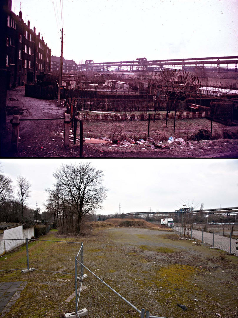 Zeitreise - Duisburg Beeck, Hubertusstr. 1978 & 2012