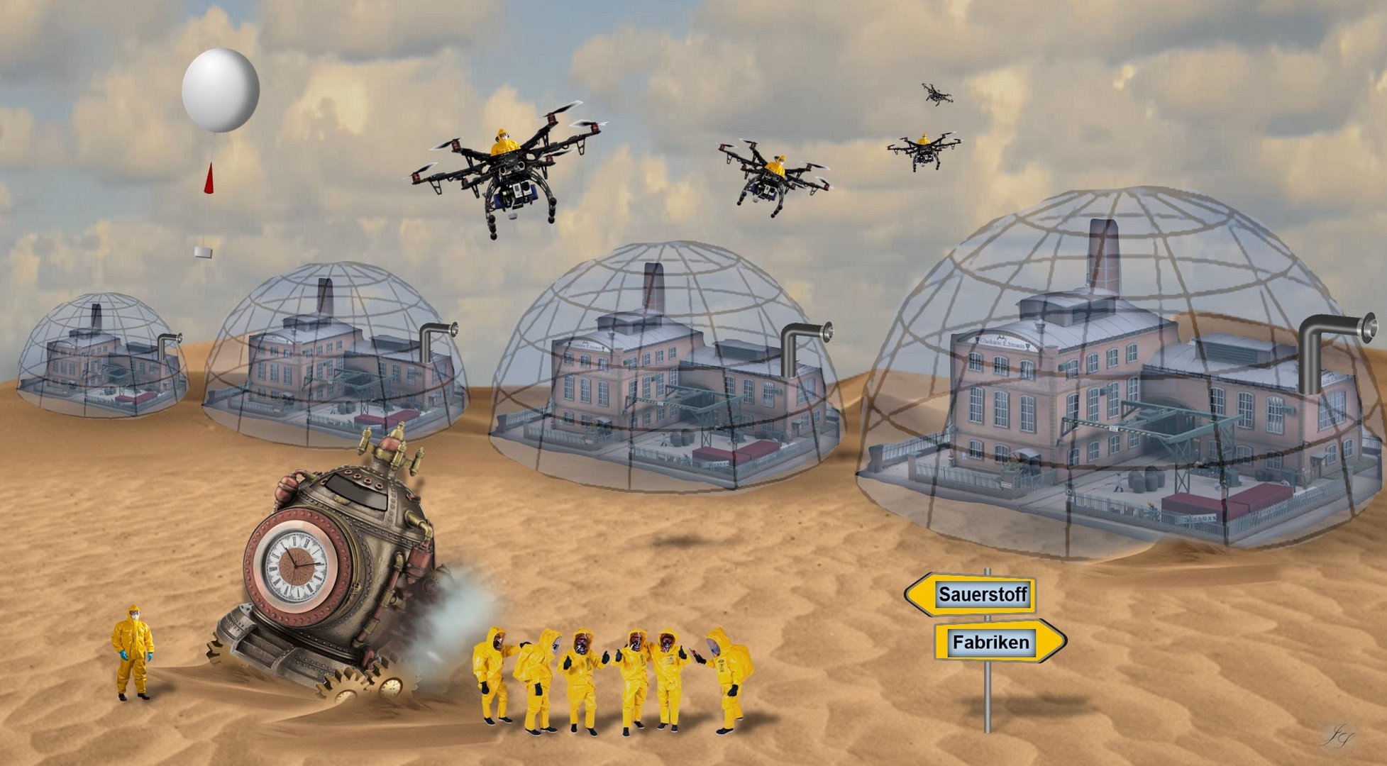Zeitreise - In die Zukunft Foto & Bild  fotomontage, science fiction, fotos Bilder auf 