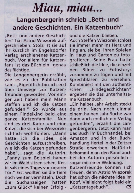 * Zeitungsartikel *