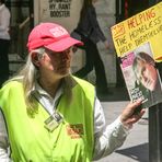 Zeitungsverkäufer street Australia