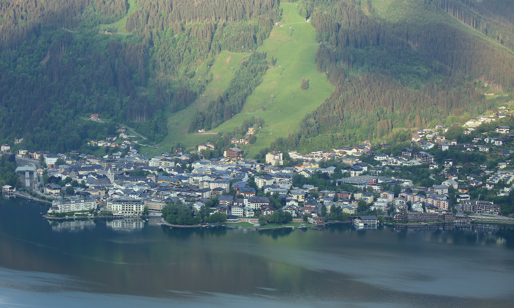 Zell am See im Frühling.