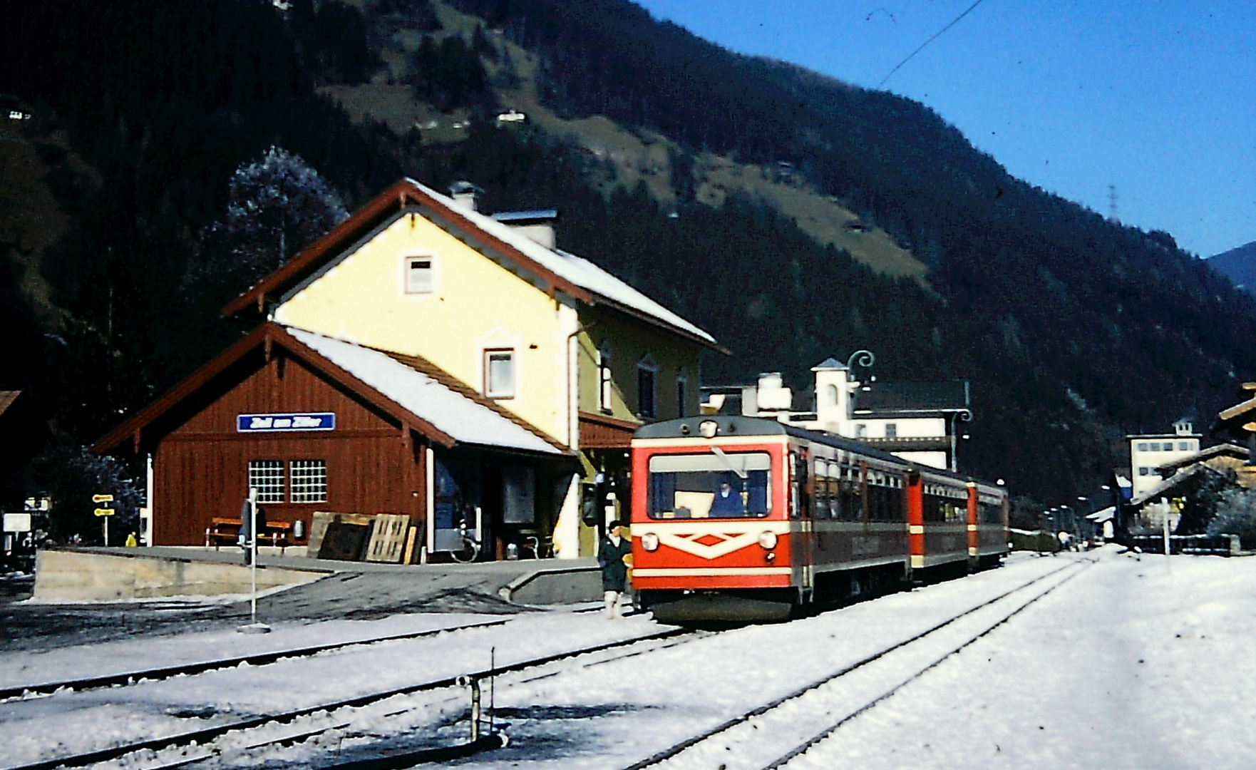 Zell am Ziller Zug nach Mayrhofen 